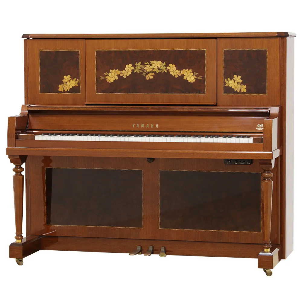 高級感漂う木目のアップライトピアノ 24日まで