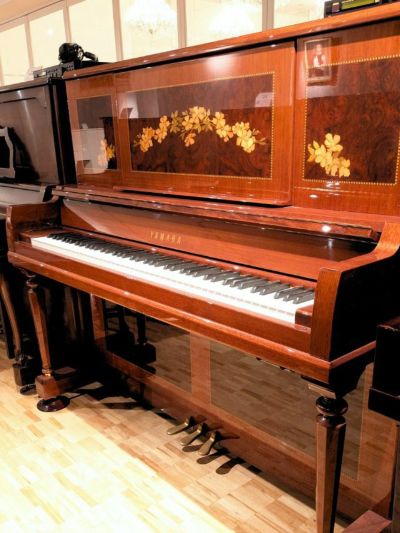 YAMAHA（ヤマハ） YU5CE 100周年記念 歴史的名作ピアノ センテニアル アート 象嵌装飾 クラロウォルナット クラウンジュエル オンリーワン 最高級 中古