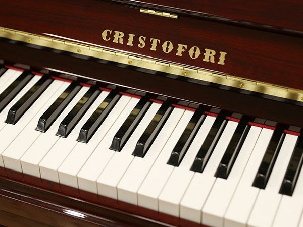 中古ピアノ CRISTOFORI（クリストフォリ）RU121M 東洋ピアノ製造 上品なワインレッド調の猫脚ピアノ | 中古ピアノ・新品ピアノ販売専門店  グランドギャラリーオンラインショップ