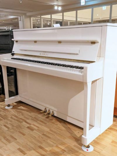 KAWAI（カワイ） K200 中古ピアノ 明るく華やかに彩るホワイトピアノ